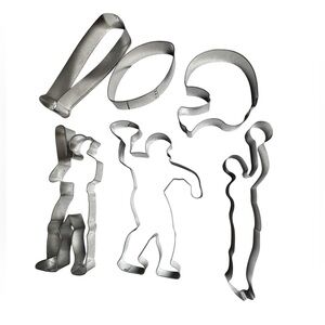 Sports Cookie Cutters Basketball Baseball Football Metal Birthday Party Team